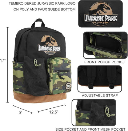 Salveque (Mochila) Jurassic Park Adulto Negro