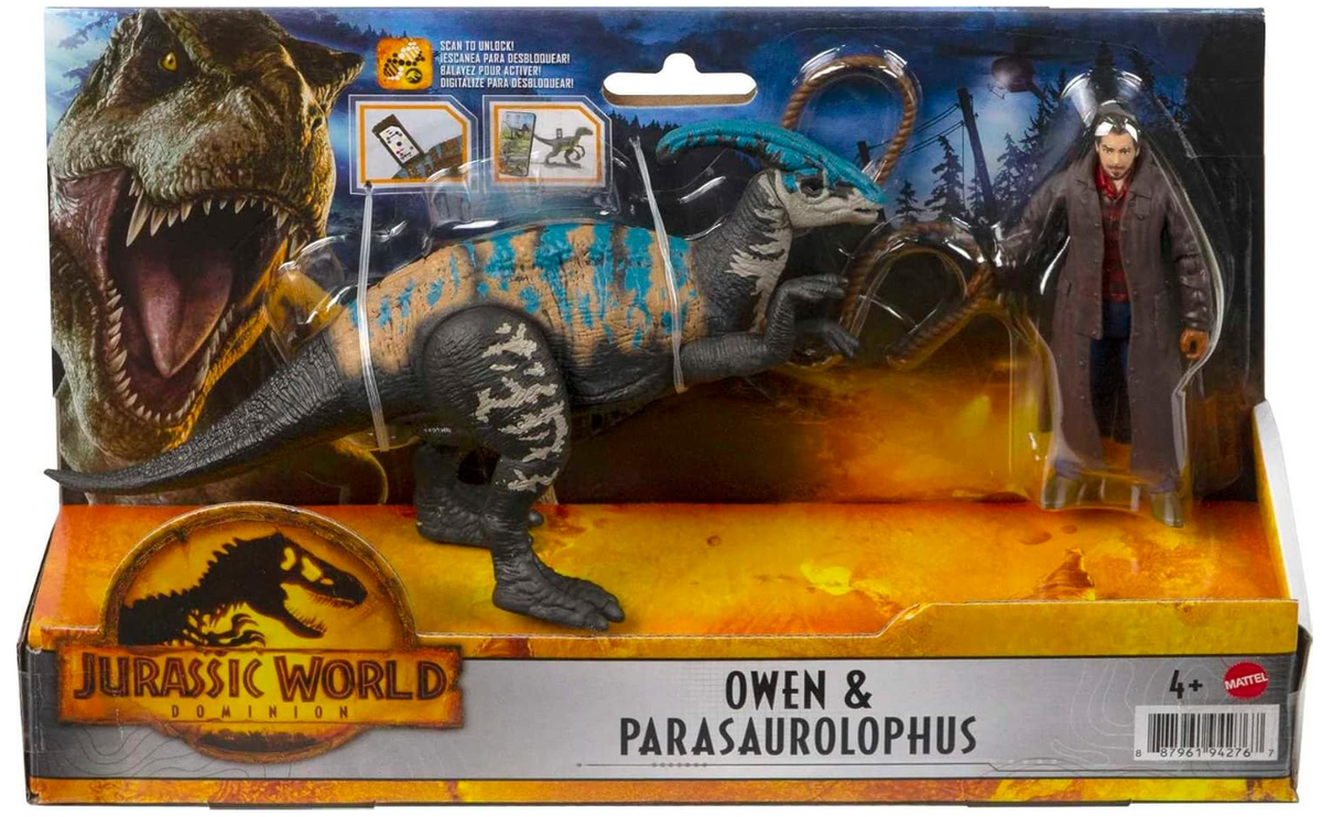 Owen & Parasaurolophus Jurassic World Dominion