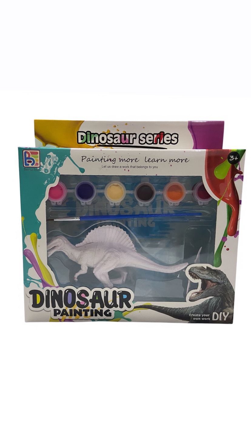 Set para pintar dinosaurios