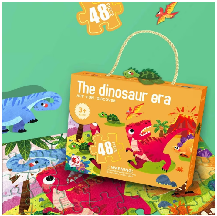 Rompecabezas 48 piezas Era Dinosaurio