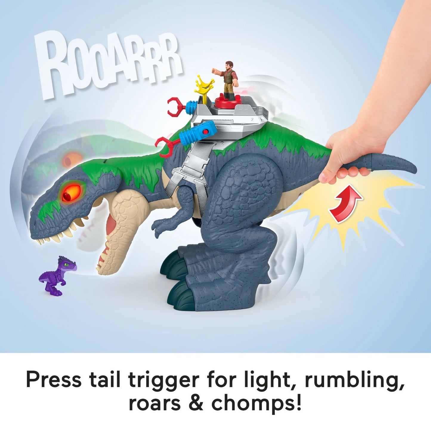 Tiranosaurio Rex Imaginext Jurassic World Rebirth