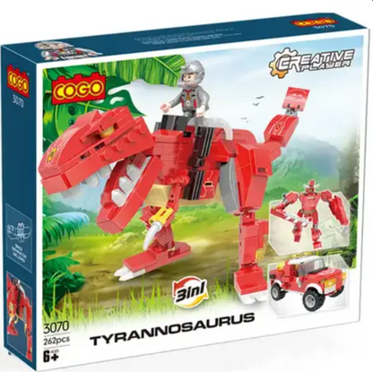 Bloques Construccion Tiranosaurio Rex Armable 262 piezas