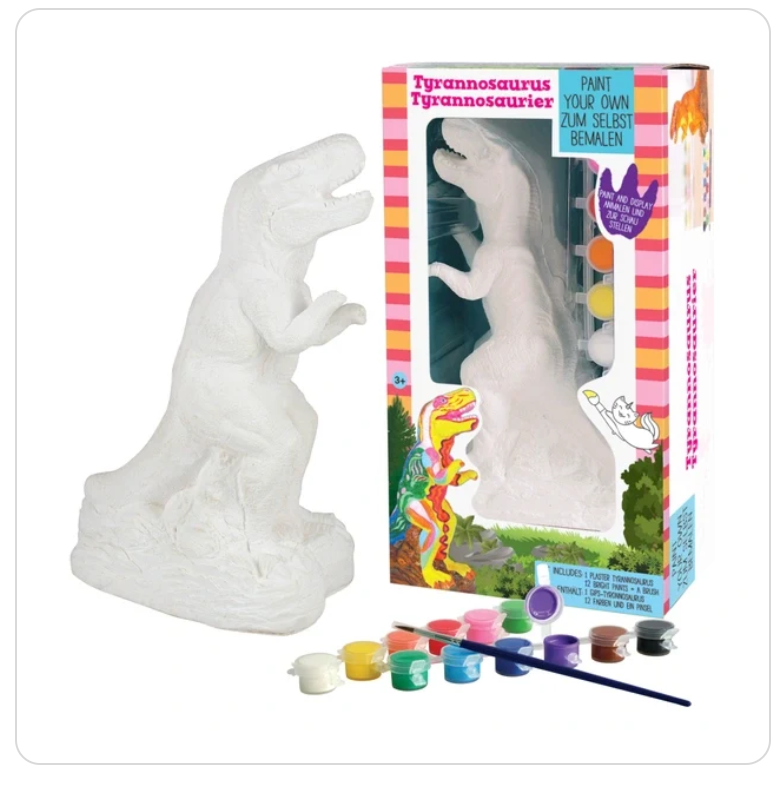 Set para pintar Tiranosaurio Gigante yeso