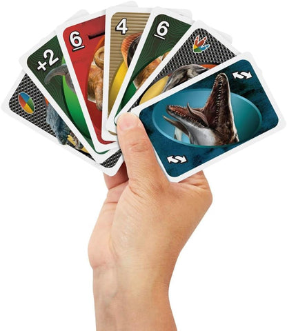 Juego de cartas UNO Jurassic World Rebirth