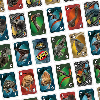 Juego de cartas UNO Jurassic World Rebirth