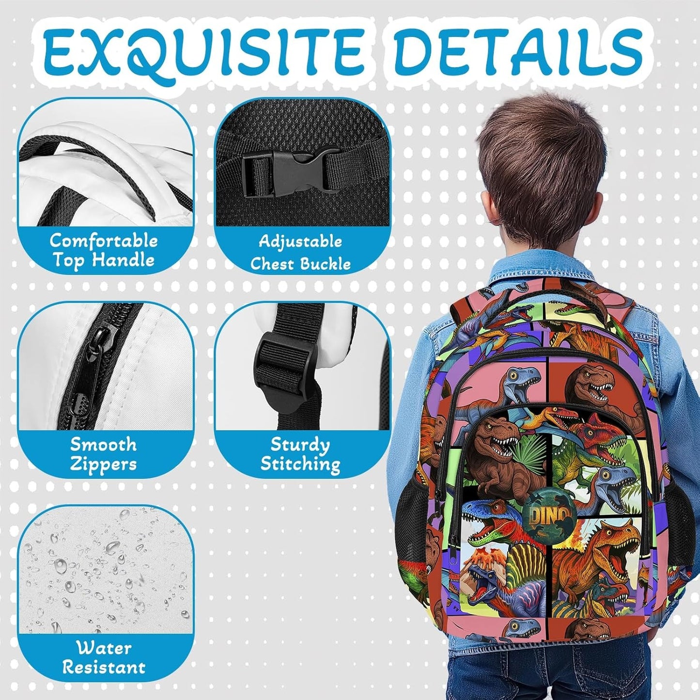 Salveque (Mochila) Dinosaurios