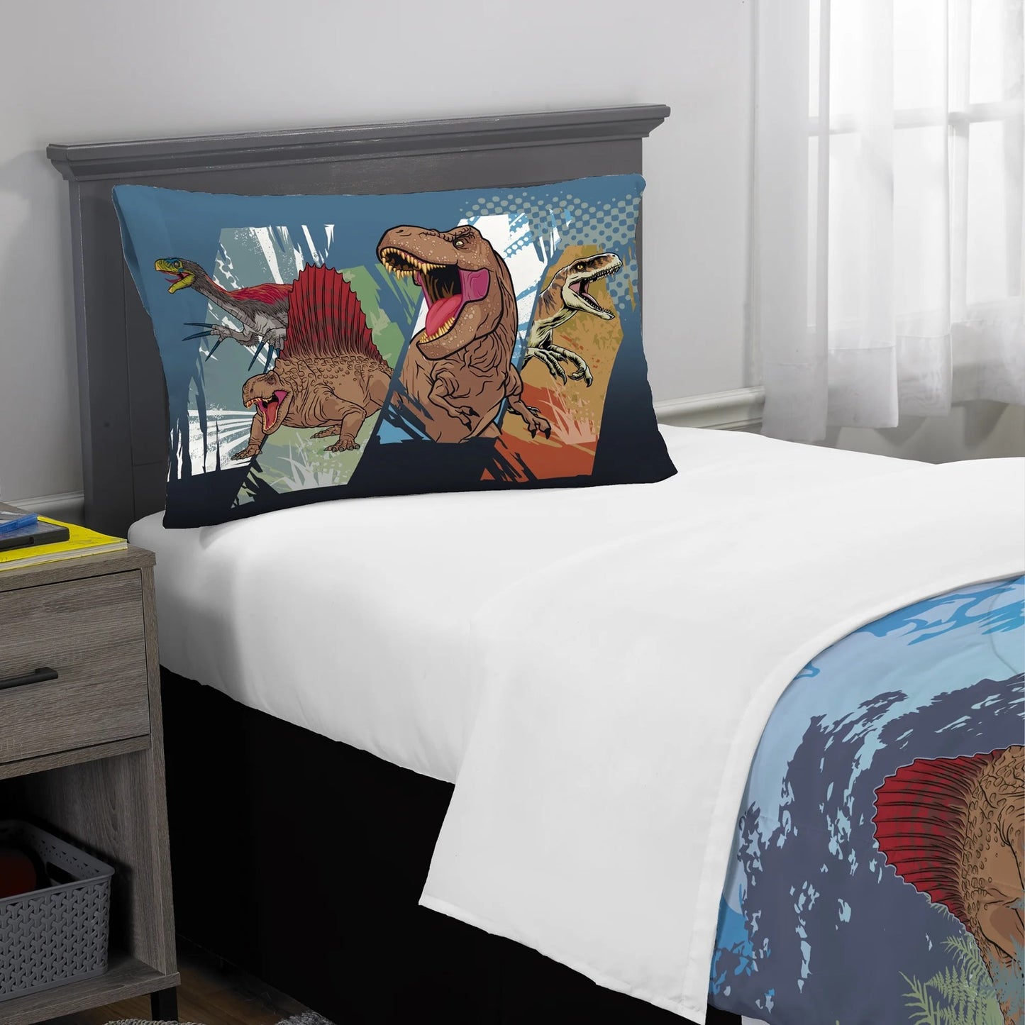 Edredón Jurassic World reversible Twin/Full