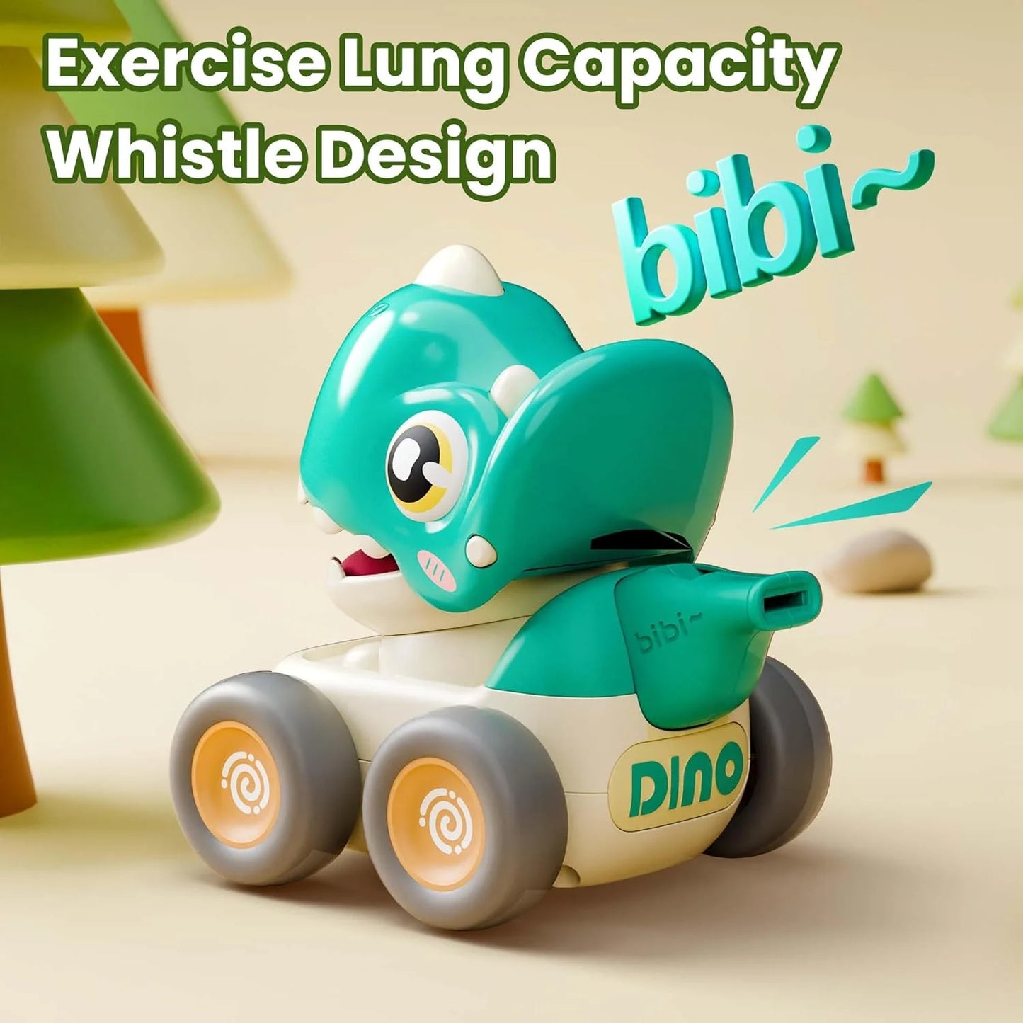 Set 2 Carritos Whistle Press Car