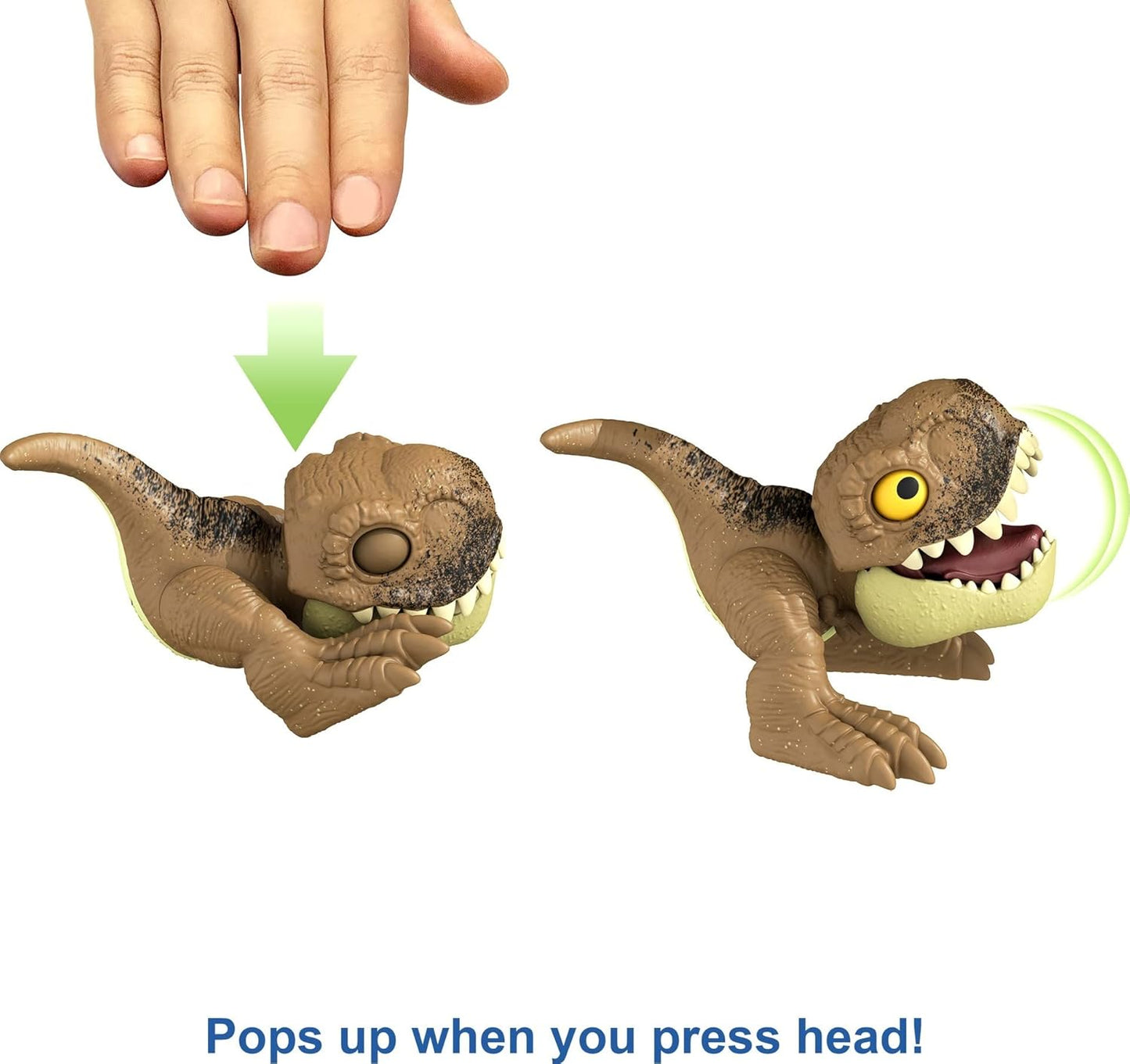 Set 4 dinosaurio Uncaged Wild Pop up Jurassic World Survival Instinct