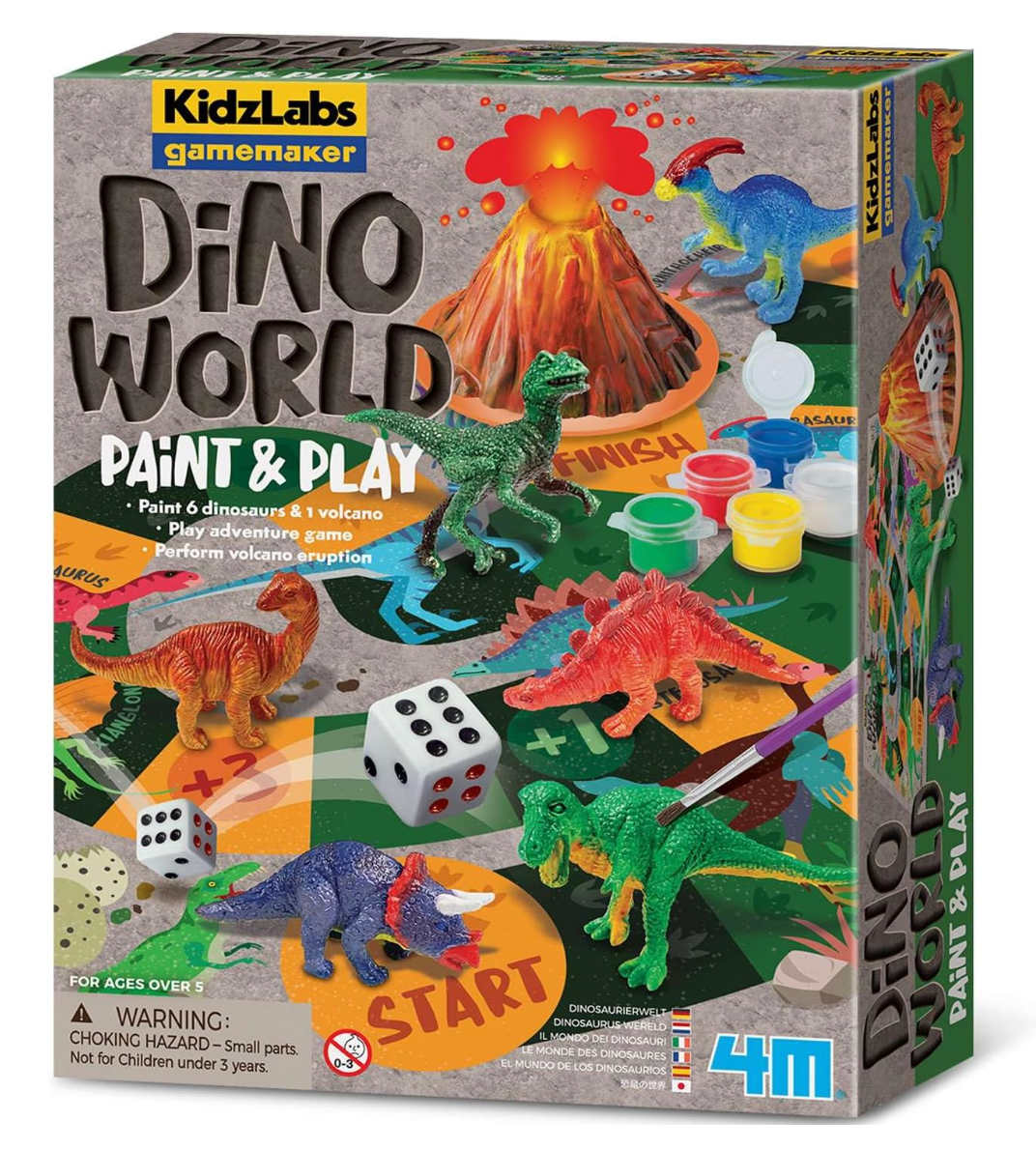 KidzLabs Mundo de Dinosaurios Pinta y Juega