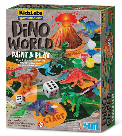 KidzLabs Mundo de Dinosaurios Pinta y Juega