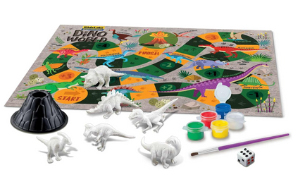 KidzLabs Mundo de Dinosaurios Pinta y Juega