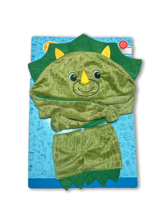 Gorro de triceratops con guantes